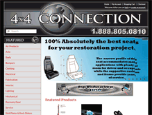 Tablet Screenshot of 4x4connection.com